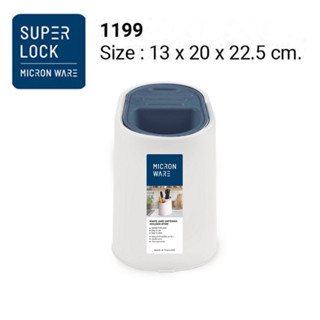 🍴 Microware ที่เสียบมีด พลาสติก ถอดล้างได้ super lock 1199 แท่นเสียบมีด ที่เก็บมีด🍴