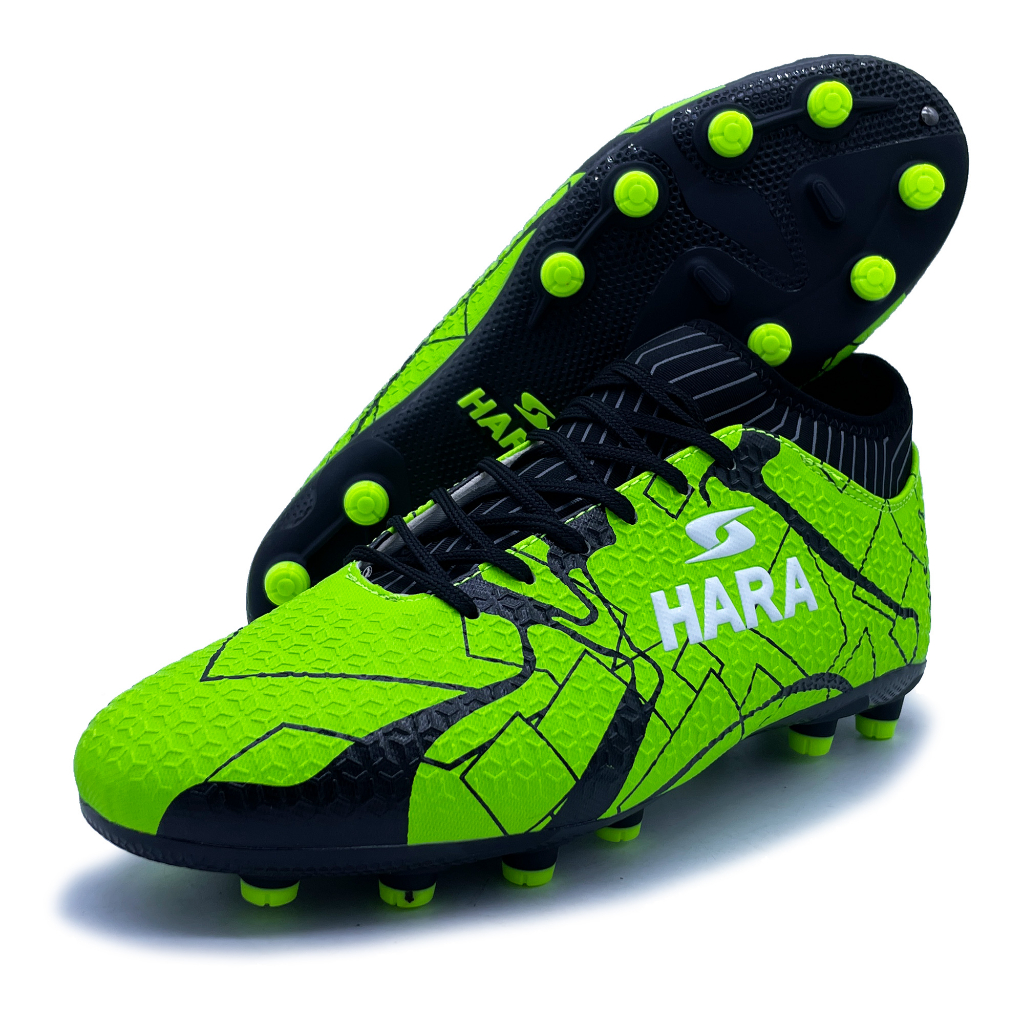 HARA Sport รุ่น Charger-X รองเท้าสตั๊ด รองเท้าฟุตบอล รุ่น F26 สีเขียว