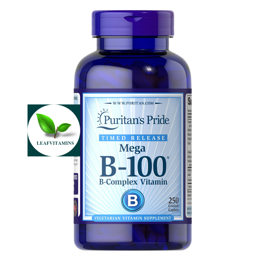 Puritan's Pride Vitamin B-100 Complex Timed Release / 250 Caplets