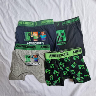 Minecraft boxer เด็กๆชอบมากค่า เซตละ 3 ตัวคละลายนะคะ