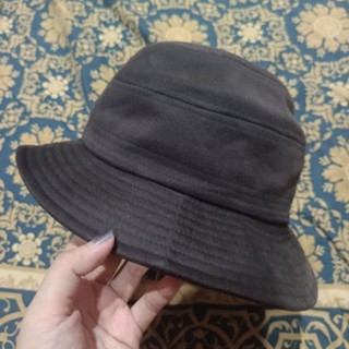 หมวก บักเก็ต ผู้ชาย ผ้าสักหลาด งานญี่ปุ่น มือสอง bucket hat