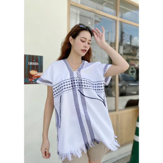 🎀 เสื้อกะเหรี่ยง ผ้าฝ้ายทอมือ เสื้อพื้นเมือง งานฝีมือชาวบ้าน พร้อมส่ง (จัดส่งด่วน!!) 📌