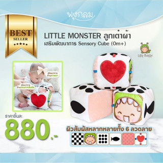 LITTLE MONSTER ลูกเต๋าผ้าเสริมพัฒนาการ Sensory Cube (0m+)