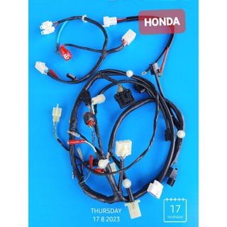 สายไฟ ชุดสายไฟHONDA Wave110iสตาร์ทมือ(หัวฉีด)แบบครบชุดพร้อมประกอบ,สายต่อแบต,สายต่อได,สายMain(ปี2011-2018)