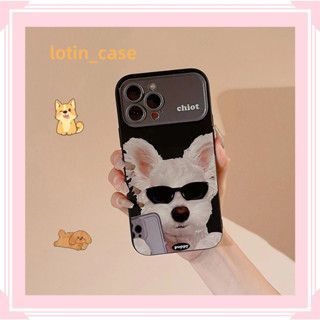 🎁ส่งของขวัญ🎁เคสไอโฟน สำหรับ 11 13 for iPhone Case 14 12 Pro Max น่ารัก ตลก ลูกสุนัข กันกระแทก ปกป้อง เคสโทรศัพท์