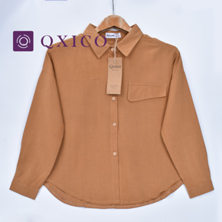 Qxico รุ่น QX1635 [ พร้อมส่ง ] เสื้อเชิ้ตแฟชั่นผู้หญิง