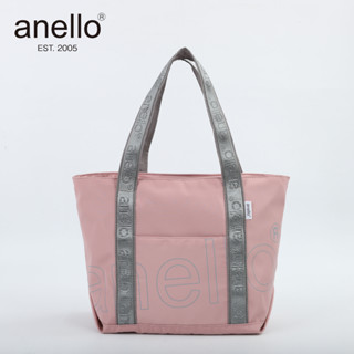 พร้อมส่ง anello กระเป๋าถือ/สะพายไหล่ กระเป๋าผ้า ลายสกรีนบนผ้…