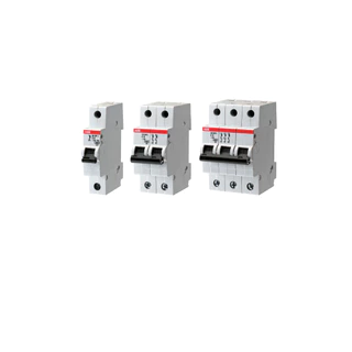 ABB เมนเซอร์กิตเบรกเกอร์ MCB S202M (6A - 63A) 2P 10kA Miniature Circuit Breaker
