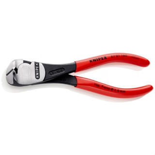 คีมปากนกแก้วสำหรับการตัดและการงัดที่ต้องออกแรงสูง  KNIPEX NO.67 01 160 High Leverage End Cutting Nippers (160mm.)