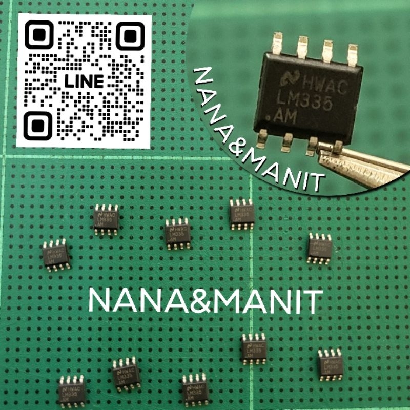 LM335AM SOP8 Precision Temperature Sensors 200°C Overrange แพ๊คละ 3ตัว