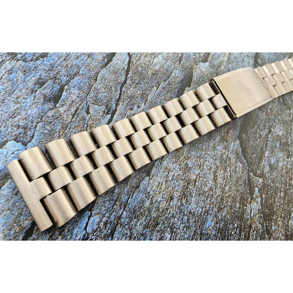 สาย SEIKO สำหรับ 6138-0010 6138-0011  6138-0017 UFO Yachtsman Slider Rule Calculator 6138-7000 19mm 