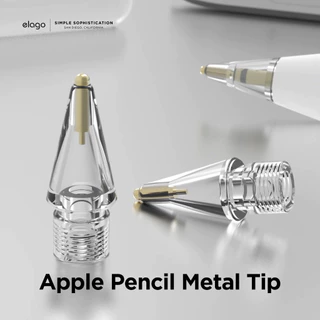 elago Metal Pencil Replacement Tips for Apple Pencil Pro, USB C, 1&2 สำหรับเปลี่ยนหัวปากกา มี 2 ชิ้น