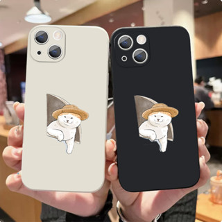 straw hat cat Case vivo Y91/Y93/Y95 V23E Y31 Y11 Y20s เคสไอโฟน 14promax soft TPU เคส Order Remark Model