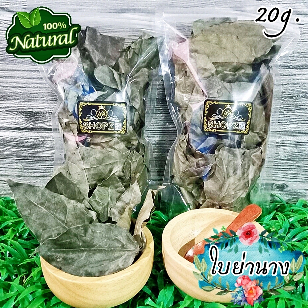 🍃ผักอบแห้ง🍃 ใบย่านาง ใบย่านางอบแห้ง ขนาด 20 กรัม Dried Bai-Ya-Nang Leaves