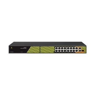 Genata GNT-P4813V6 16Port POE Switch เป็น 16port, PoE Switch พร้อมด้วย 14ports of fast (PoE), 2gigabyte