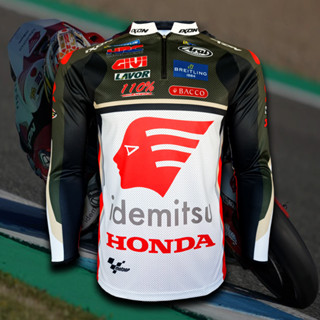 เสื้อแขนยาว MotoGP เสื้อทีม LCR Honda Idemitsu ทีม แอลซีอาร์ ฮอนด้า อิเดะมิสึ #MG0116 รุ่น Nakagami#30 ไซส์ S-5XL