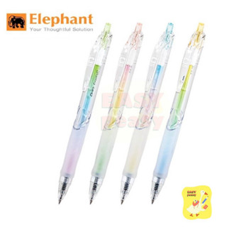 ปากกาเจล ตราช้าง Elephant Drift Crystal หัว 0.5 mm. หมึกน้ำเงิน (จำนวน 1 ด้าม)