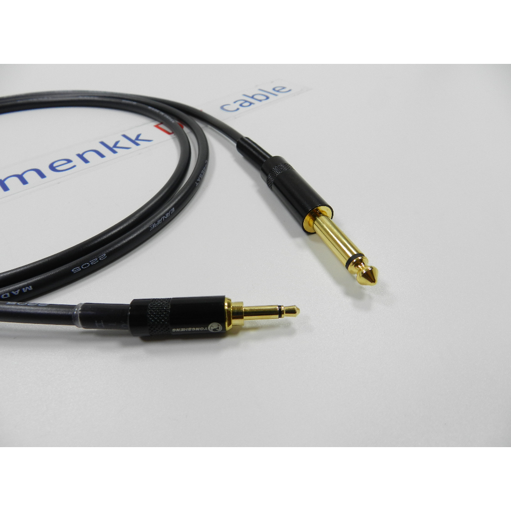 สายสัญญาณเสียงรุ่นเล็ก Canare L-4E5AT  Mini3.5 Ts mono to 6.35 Ts mono