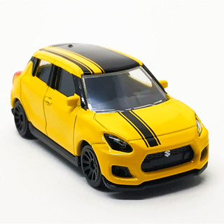 Majorette Suzuki Swift Sport - Black Stripes - Yellow ล้อ 5UB Scale 1/56 (8cm) ไม่มี package