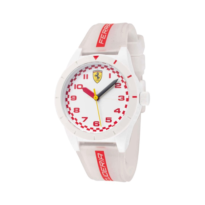 [[พร้อมส่ง📦แท้💯%]] Scuderia Ferrari Silicone Strap unisex watch 0860020