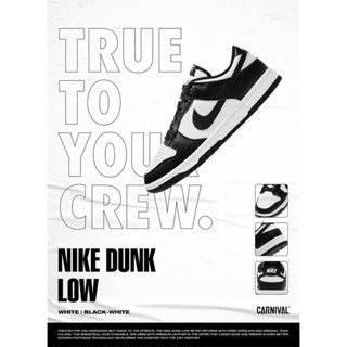 [NIKE]รองเท้า Nike Dunk Low "White/Black"