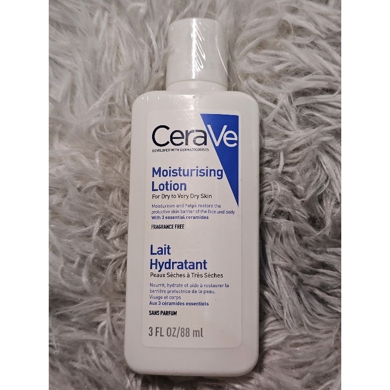 ฉลากไทย เซราวี มอยซ์เจอร์ไรซิง โลชั่น 88ml CERAVE MOISTURIZING LOTION 88ML
