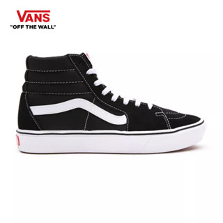 VANS COMFYCUSH SK8-HI - (CLASSIC) BLACK/TRUE WHIT รองเท้า ผ้าใบ VANS ชาย หญิง