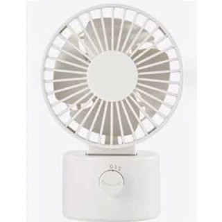 ❤️Love Sale❤️ &lt;Muji&gt; &lt;มูจิ&gt; พัดลมตั้งโต๊ะ ไม่ใช้แบตเตอรี่ แบรนด์ Muji (มูจิ)USB Low Noise USB Desk Fan Swing Tpye