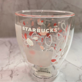 Starbucks JAPAN 2017 Sakura Double Wall Glass 296ml. ของแท้ พร้อมส่ง