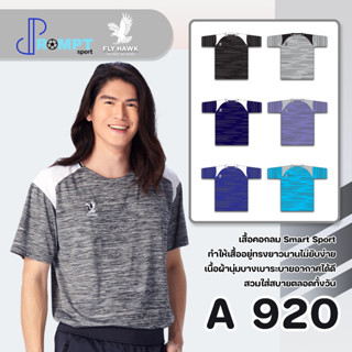 เสื้อคอกลมชาย เสื้อคอกลมสีพื้น FLY HAWK FLY HAWK รุ่น A920 ชุด 1 ของแท้ 100%