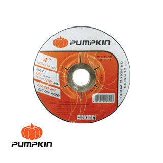 PUMPKIN ใบเจียร เจียร ใบเจียรหนา 4 นิ้ว หนา PTT-4DAB/23111 ผลิตจากตาข่ายไฟเบอร์ ที่มีกำลังต้านทานต่อการดึงสูง