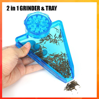 Grinder&amp; Tray ที่บดพร้อมถาดพลาสติก พร้อมส่ง