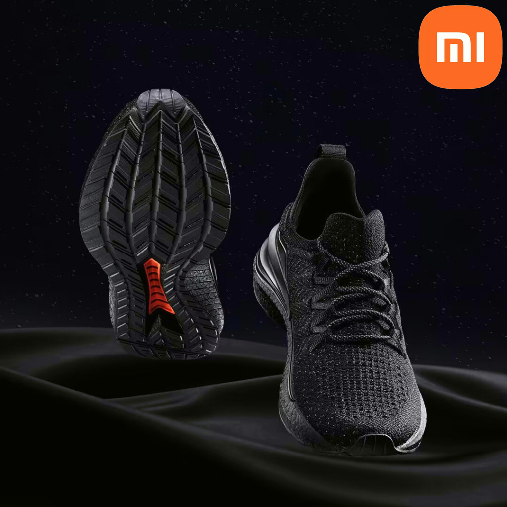 Xiaomi Mijia ชายและหญิงรองเท้ากีฬา 4 ผู้ชายรองเท้าวิ่งสดชื่นระบายอากาศป้องกันแบคทีเรียเหงื่อลื่นและสวมใส่ข้าวโพดคั