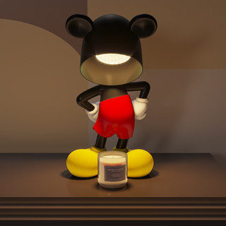 Mickey โคมไฟเทียนหอม candle warmer หรี่แสงได้ขนาดเล็ก โคมไฟเทียนอ โคมไฟละลายเทียนหอม