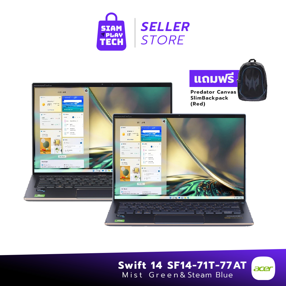 ACER Swift 14 SF14-71T-77AT/78LT (Mist Green/Steam Blue) / i7-13700H 16G SSD1T UMA W11