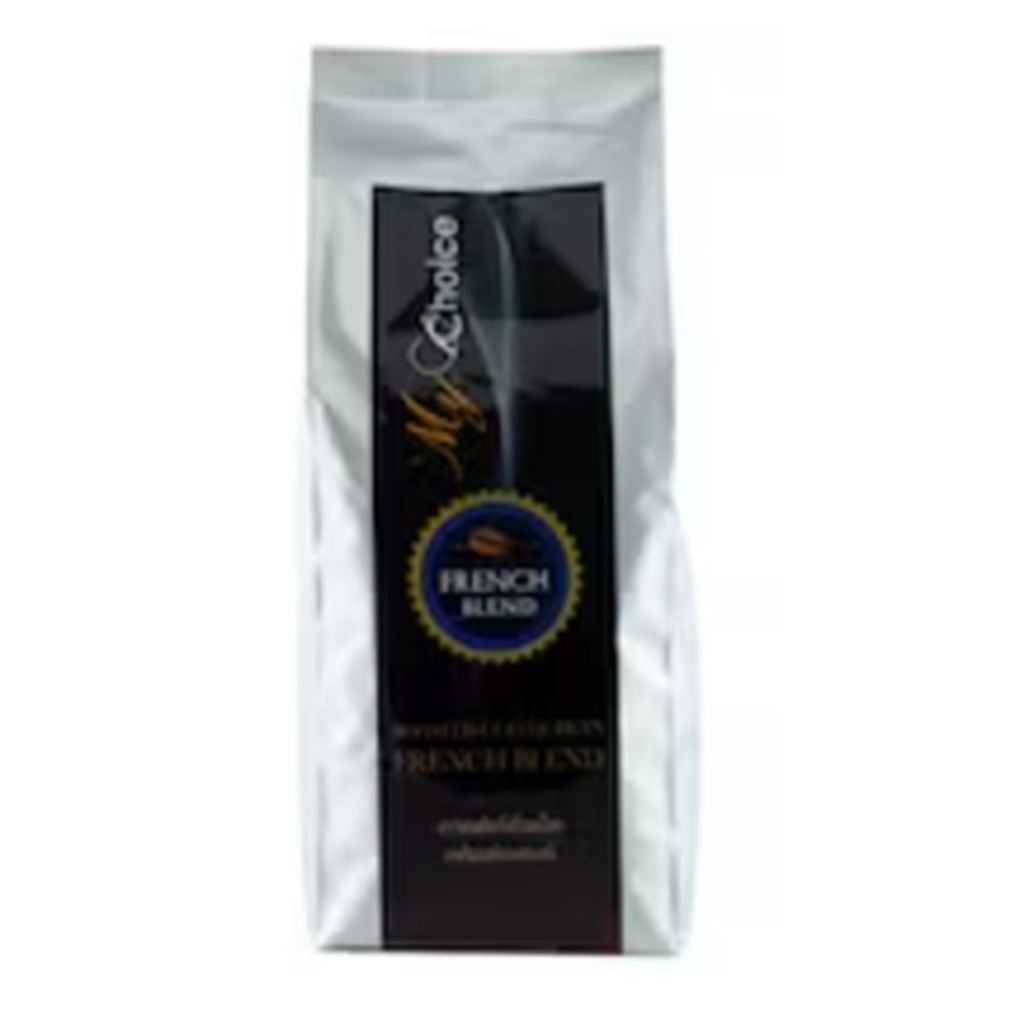 My Choice Roasted Bean French Blend Coffee 250g.มายช้อยส์กาแฟคั่วเม็ดเฟรนช์เบลนด์ อาหาร เรื่องดื่ม ก