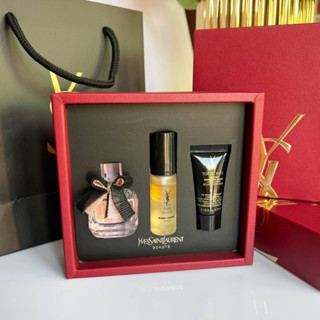 เซ็ตน้ำหอม YSL Beaute Mini Set (3 items) พร้อมถุง YSL สีดำ