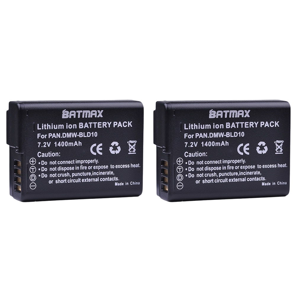 แบตเตอรี่ Batmax 1010mAh DMW-BLD10 BLD10 สำหรับ Panasonic DMW BLD10E BLD10 PLD10PP,DMC GF2GK GF2 G3 