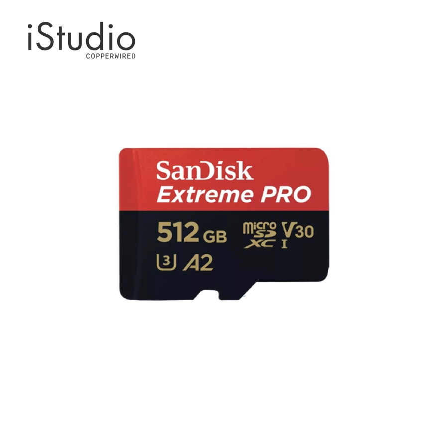 SANDISK เมมโมรี่การ์ด SanDisk Extreme Pro microSDHC 512GB U3 | iStudio by copperwired