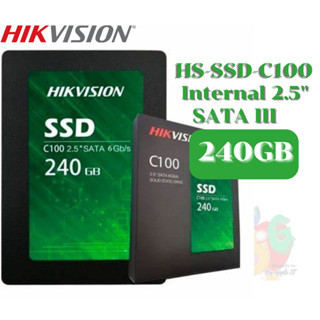 240GB SSD (เอสเอสดี) HIKVISION (HS-SSD-C100) Internal 2.5″ SATA III  6Gb/s SOILD STATE DRIVER (3Y)