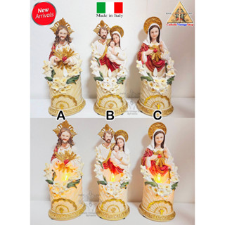 รูปปั้นพระเยซู พระแม่มารีย์ ครอบครัว Holy Family Jesus Mary ITALY คาทอลิก คริสต์ อิตาลีCatholic Statue Figurine religion