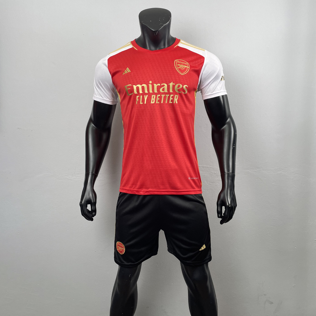ชุดบอลทีมชาติ ผู้ใหญ่ ฤดูกาล (เสื้อ+กางเกง) ทีม Arsenal งานเซ็ตเกรด A