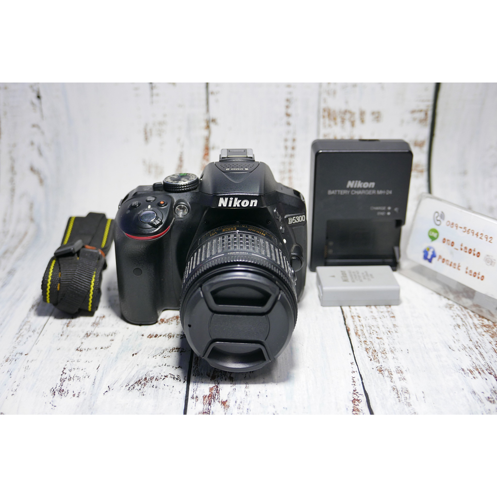(ขาย) กล้อง Nikon D5300 พร้อมเลนส์คิท ความละเอียด 24 ล้าน มีไวไฟ จอพับเซลฟี่ ส่งฟรี