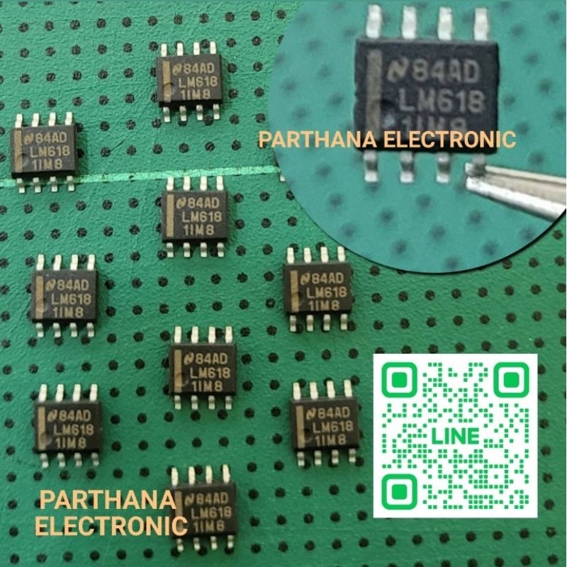 LM6181IM-8 SOP8 LM6181 100 mA, 100 MHz Current Feedback Amplifier แพ็คละ2ตัว