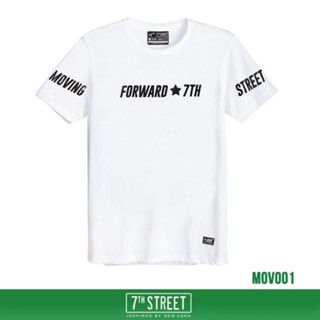 เสื้อยืด 7 Street รุ่น MOV001-สีขาว