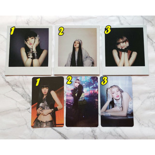 การ์ด และ Polaroid สุ่ม ของแท้ จาก CD อัลบั้ม LISA  - LALISA Album พร้อมส่ง Card Kpop ลิซ่า BLACKPINK