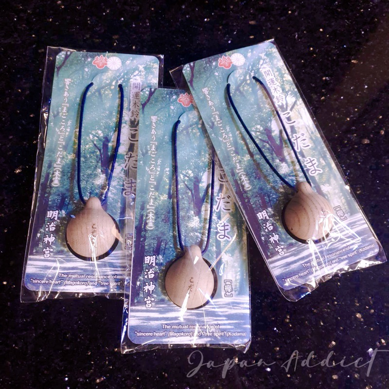 พร้อมส่ง🇯🇵☘️ เครื่องรางกระดิ่งไม้ Kodama