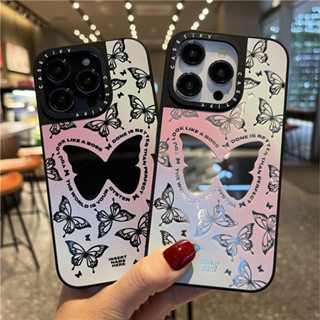 ❤️จัดส่งทันที❤️เคสไอโฟน11/12/13/14 Casetify แท้ 14 Pro max colored butterfly Case For iPhone 11,12,13,14,12PM,13PM,14PM