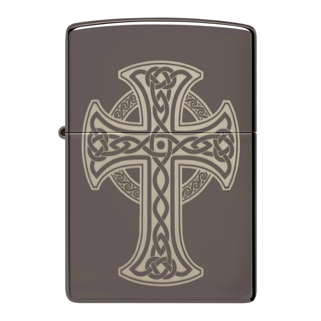 ซิปโป้ รุ่น 48614 Celtic Cross Design ของแท้ รับประกันตลอดชีวิต นำเข้าและจำหน่ายโดยตัวแทนจำหน่าย