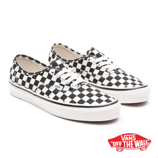 [ลิขสิทธิ์แท้] VANS Authentic 44 DX (Anaheim Factory) - Black/White Check รองเท้า แวนส์ โอวสคูล แท้ ได้ทั้งชายและหญิง